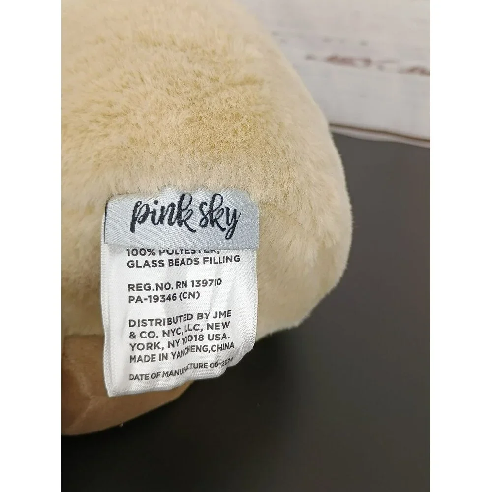 Plush Cactus Pot Stuffed Toy By Pink Sky -‎ 10 Inches - Cute Green & Beige Decor